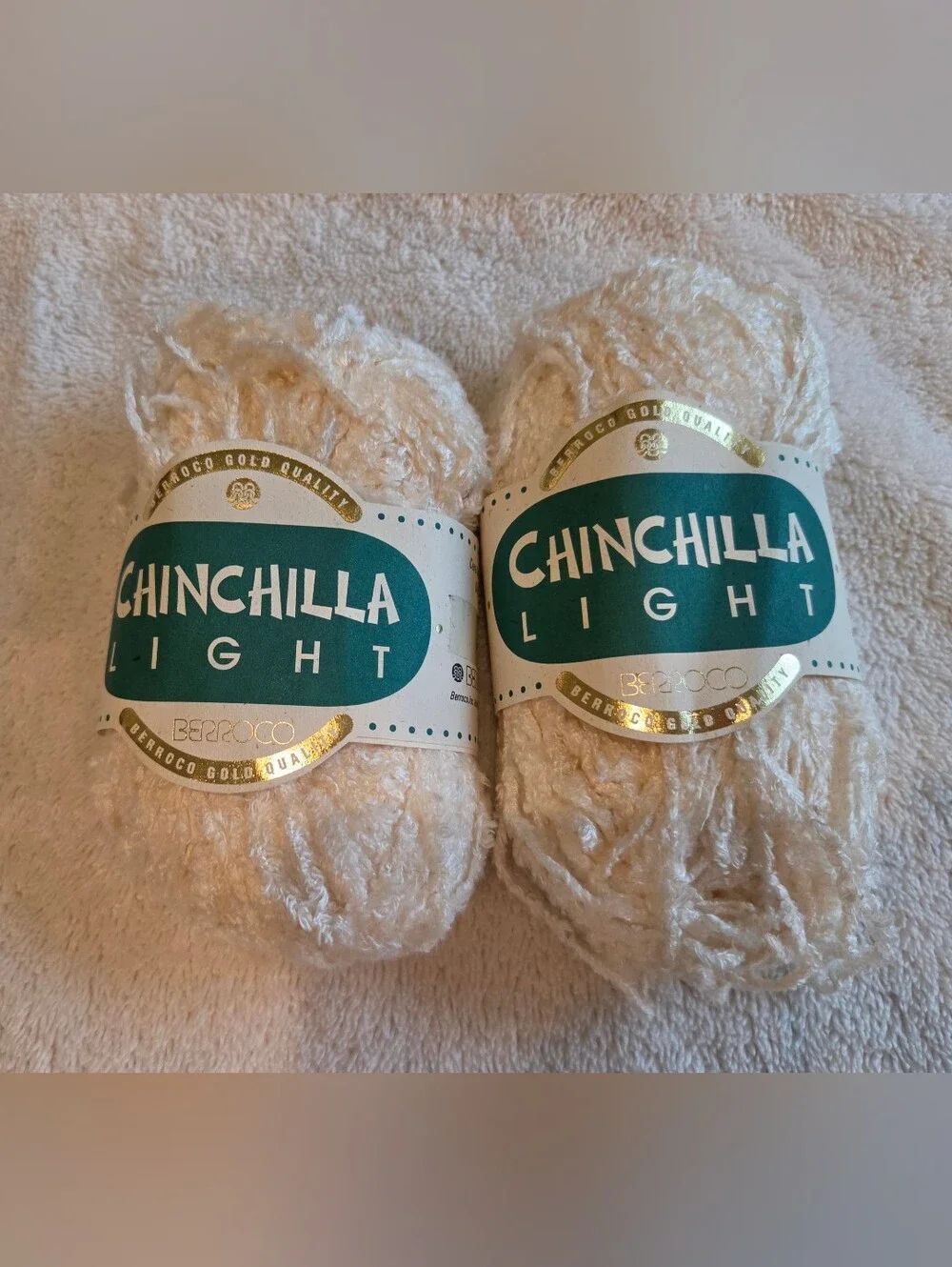 2 SKEINS BERROCO  CHINCHILLA LIGHT YARN, 100% RAYON YARN